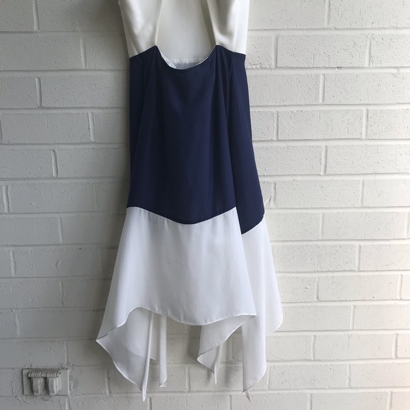 Revolve Likely Color Block Chiffon Cut Out Dress - Picture 9 of 10